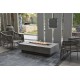 Set Brasero toutes options Hampton gris clair