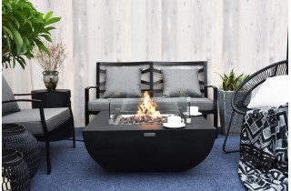 Table brasero Aurora noir
