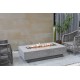 Table brasero Hampton gris clair