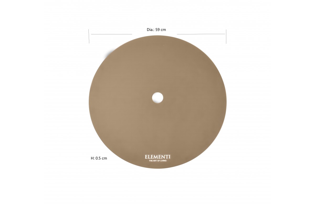 Couvercle de foyer Rond pour table Brasero Lafite