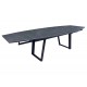 Table de jardin extensible ovale en céramique