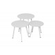 Table basse Massaï ronde 40 cm