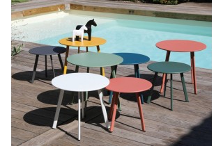 Table basse Massaï ronde 45 cm