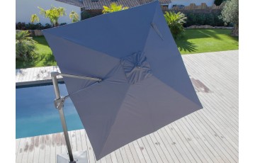 Toile pour parasol déporté 3 x 3 m orientable