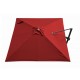 Toile pour parasol déporté 3 x 3 m orientable