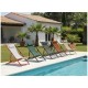 Chaise de jardin pliante Lena