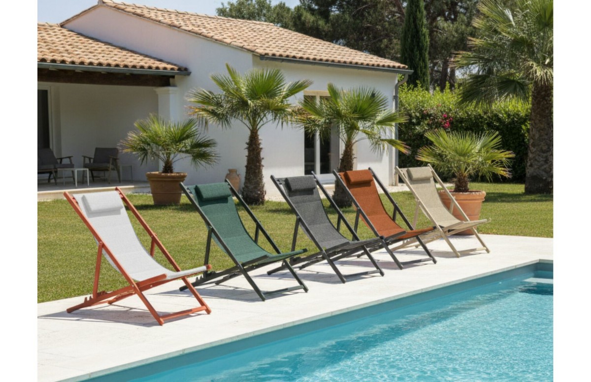 Chaise de jardin pliante Lena