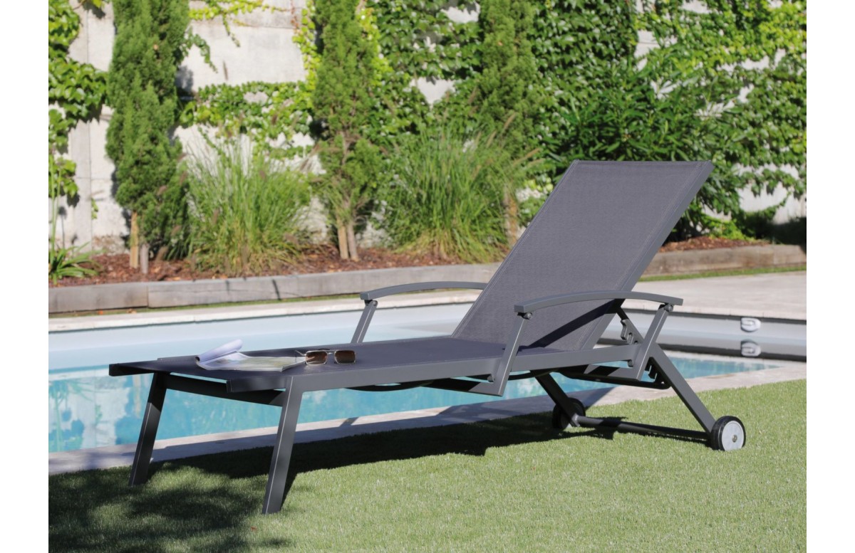 Bain de soleil Florence avec accoudoirs