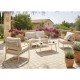 Salon de jardin bas 4 places Proloisirs Manon 