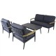 Salon de jardin bas 4 places Proloisirs Manon 