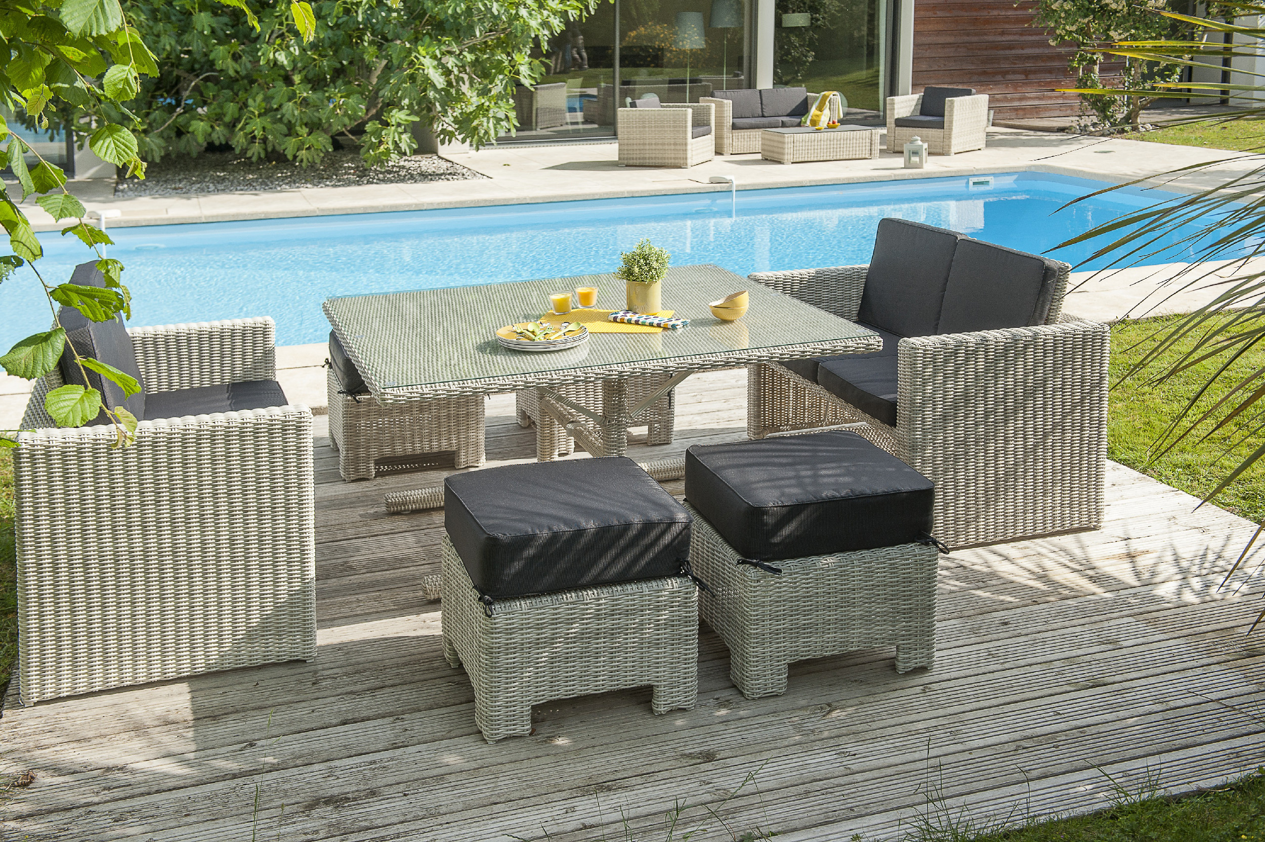 Salon jardin exterieur - Conforama