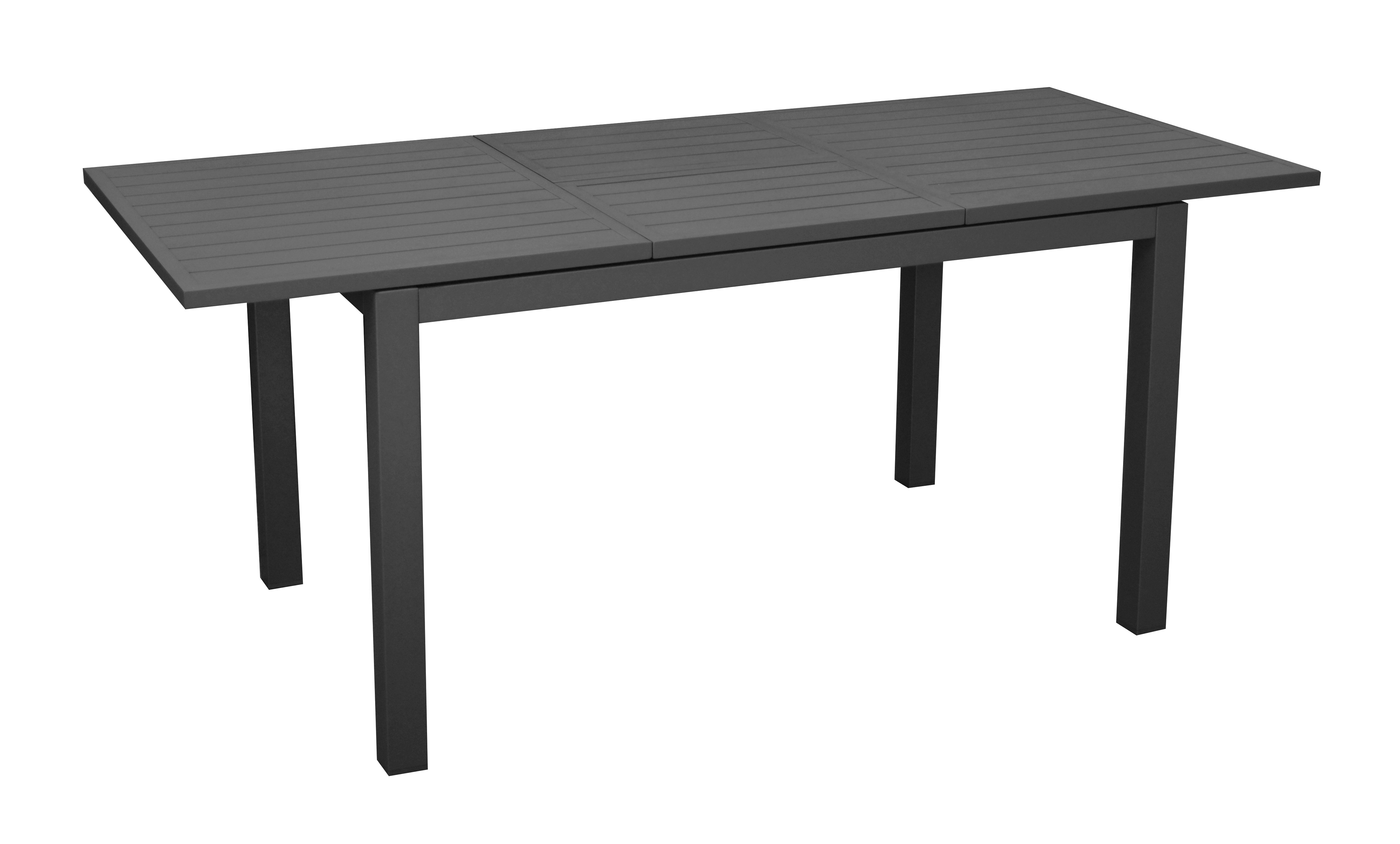 Table de jardin aluminium HPL pliante 1006