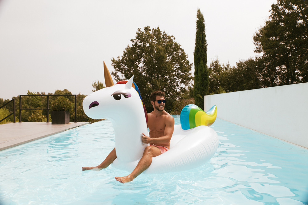 Bouée géante pour piscine Licorne - July